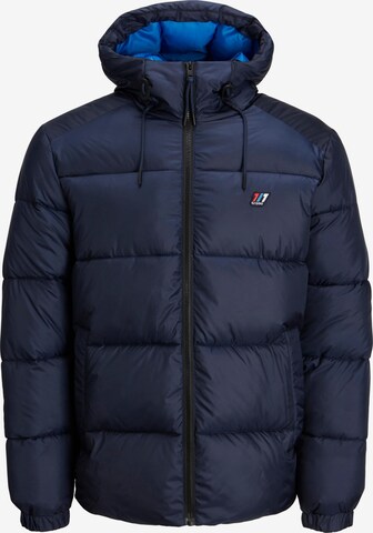 Veste mi-saison 'SLOPE' JACK & JONES en bleu : devant