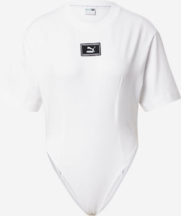 PUMA Shirt Bodysuit 'Dare' in White: front