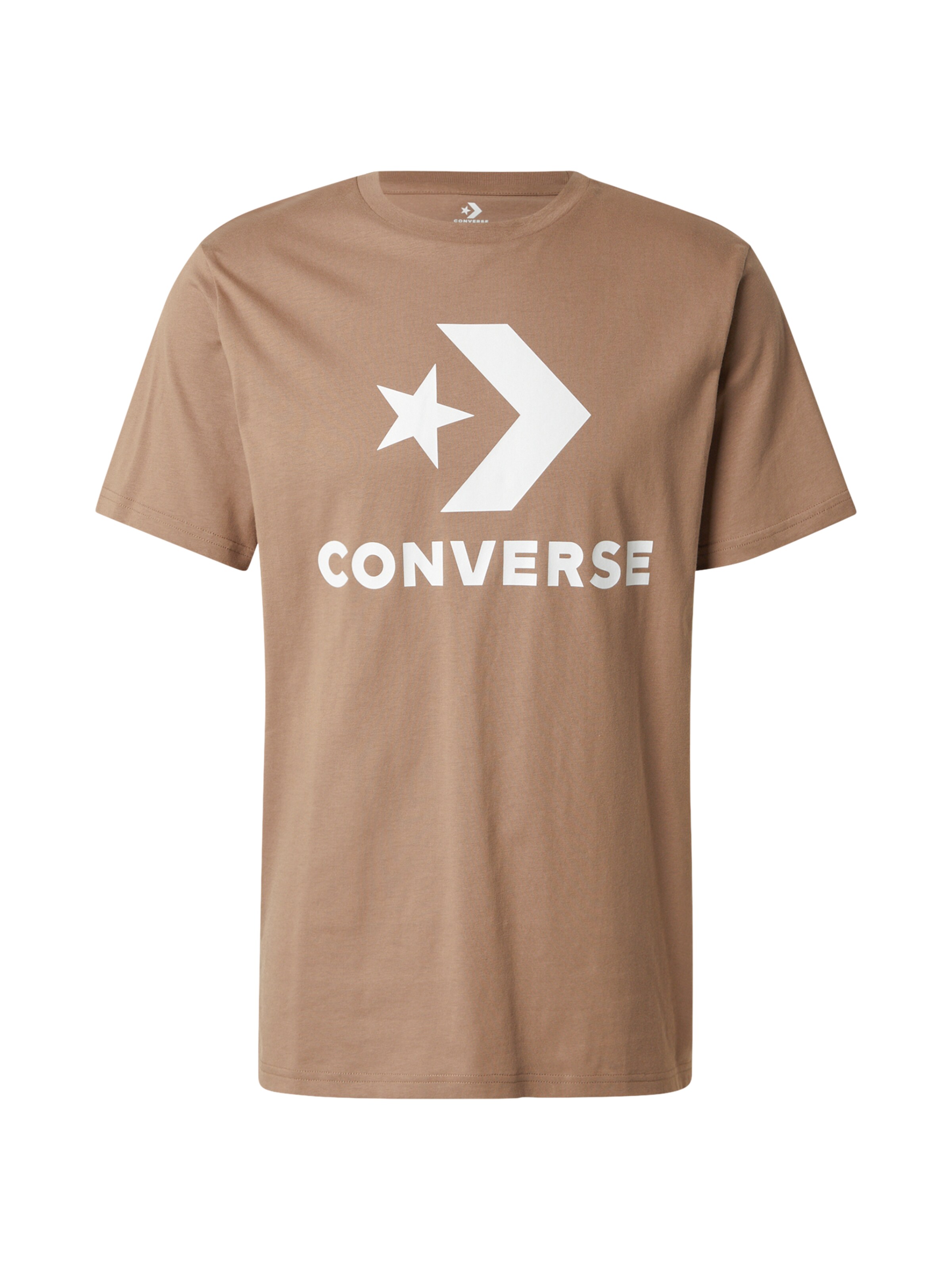 CONVERSE Μπλουζάκι σε καφέ: μπροστά