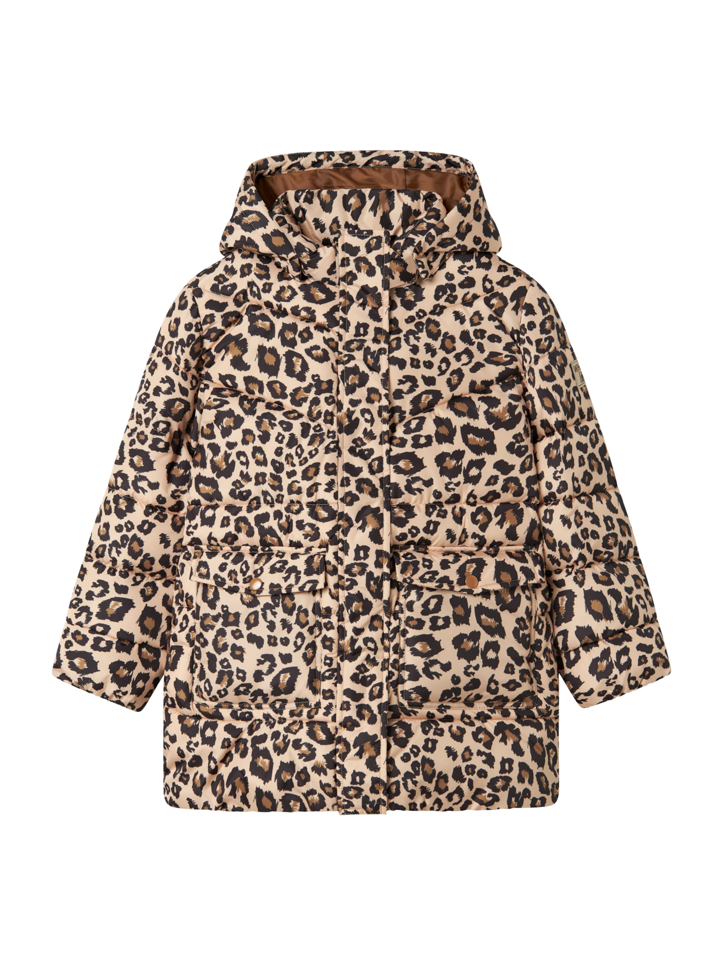 NAME IT Kurtka zimowa w kolorze brązowy: przód