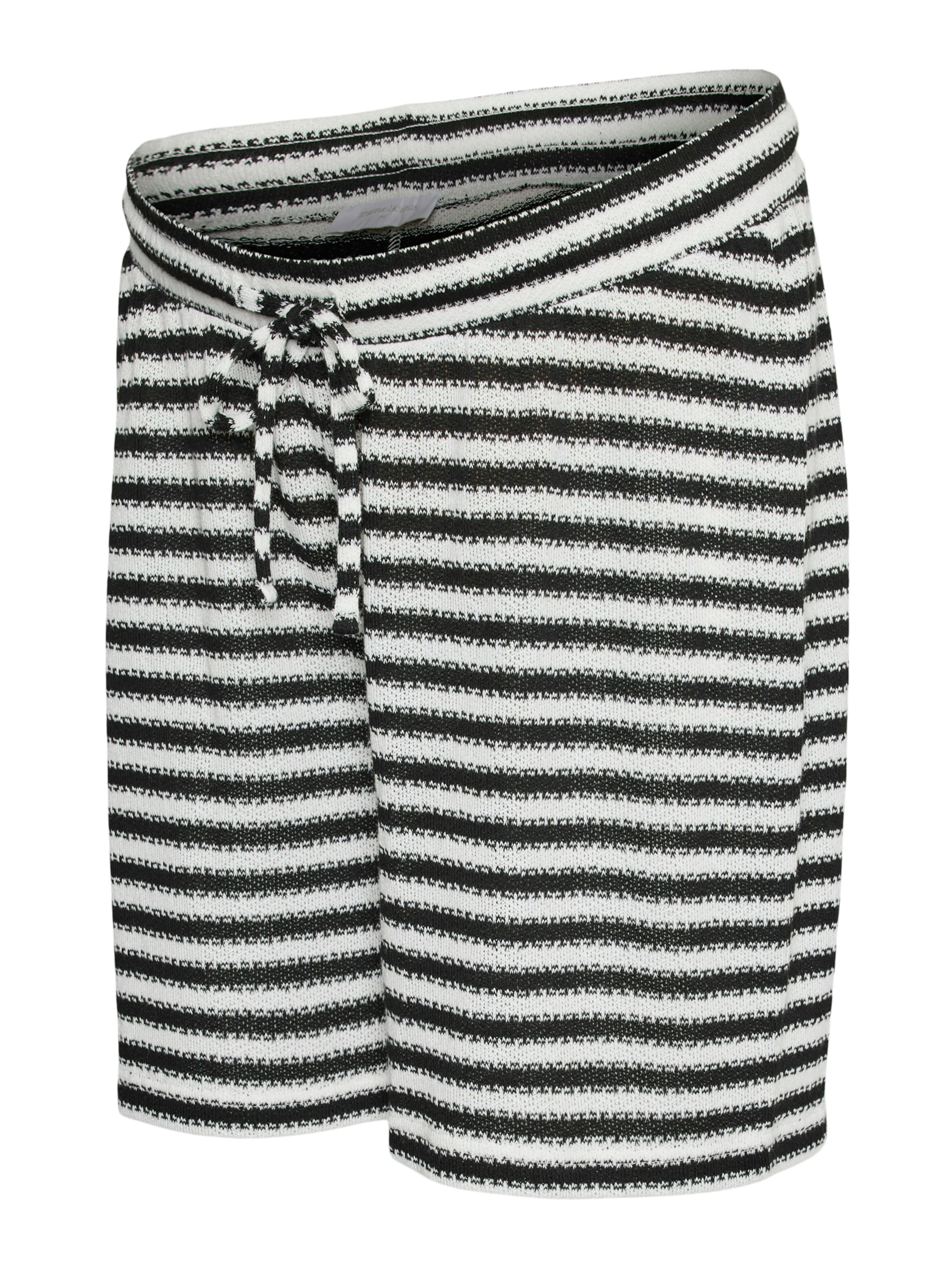 MAMALICIOUS regular Bukser 'MLLUPIN' i sort: forside