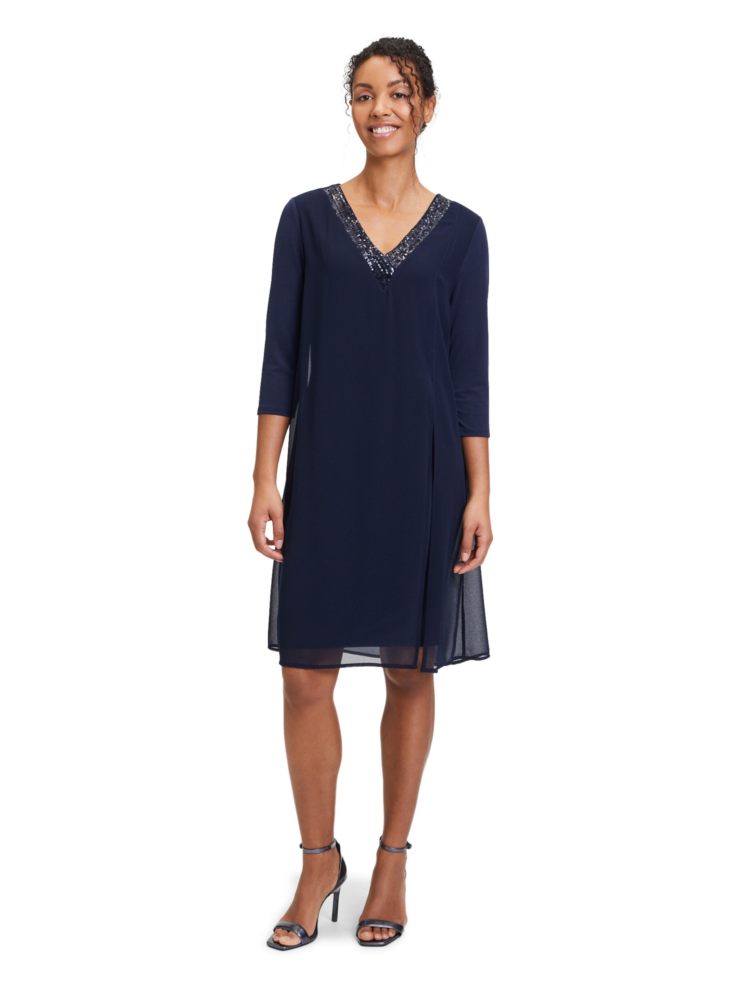 Vera Mont Dress in Blue: front