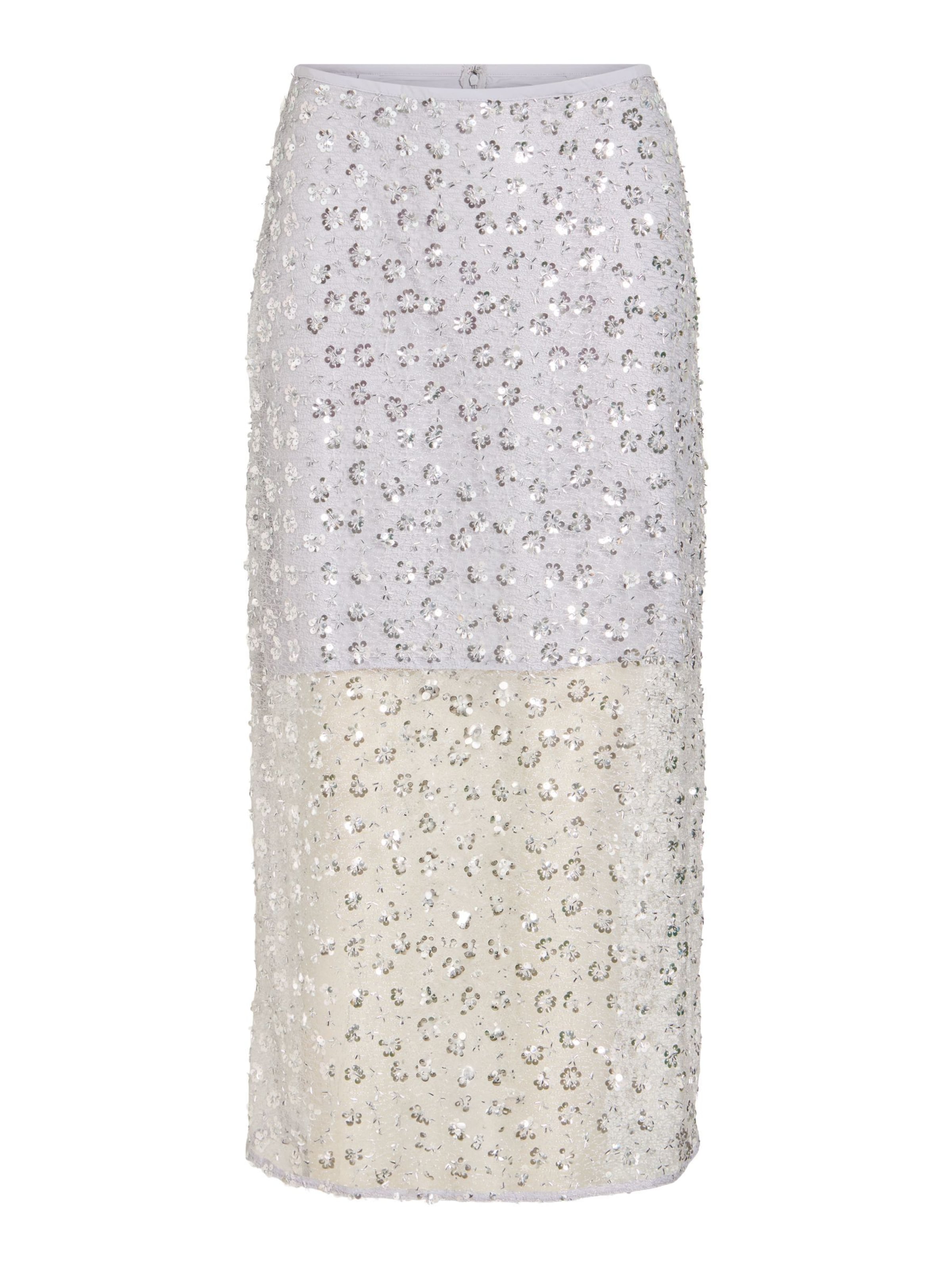VILA - Falda 'GLITA ' en gris: frente