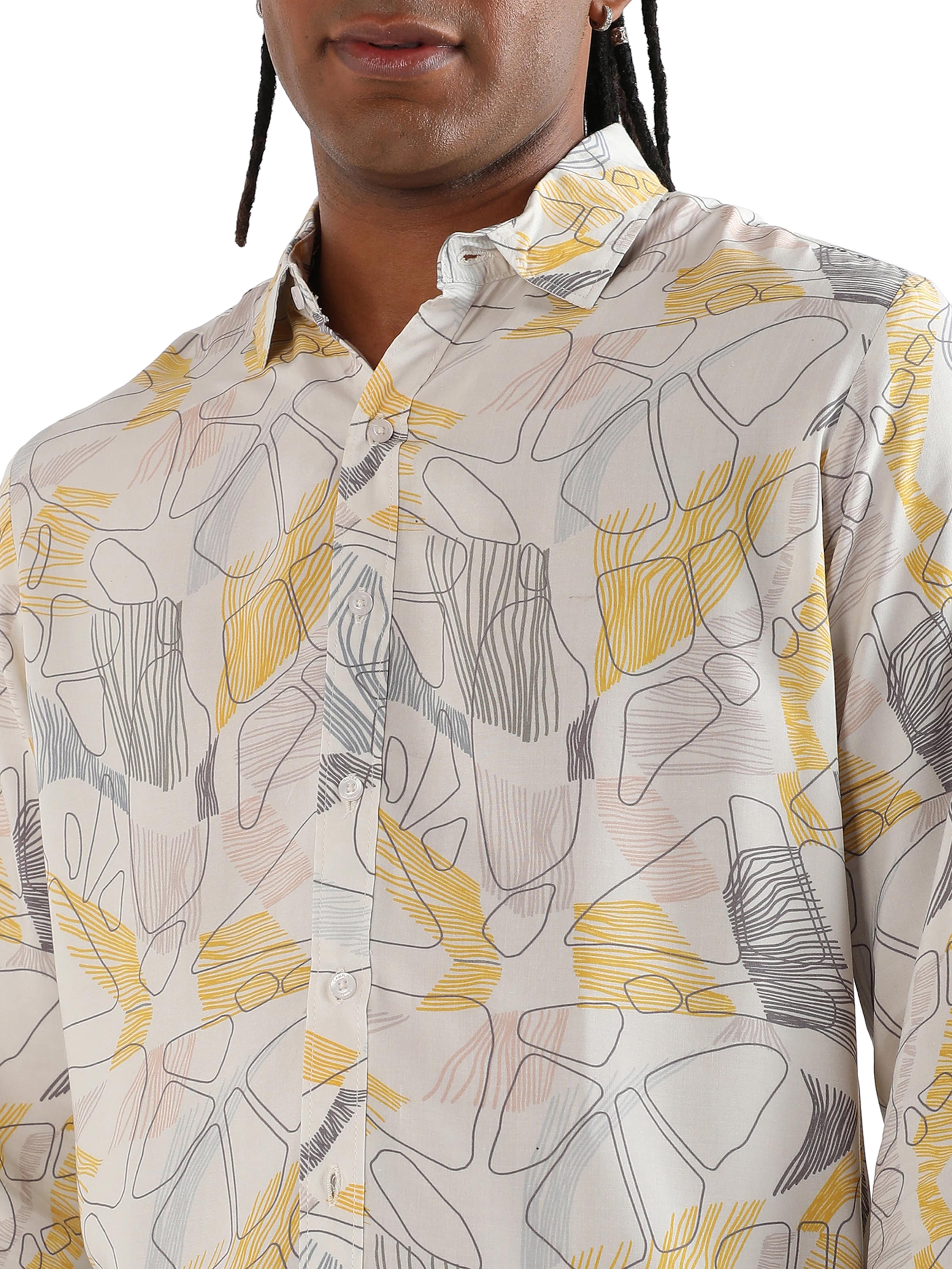 Campus Sutra Regular fit Srajca 'Kyle' | mešane barve barva