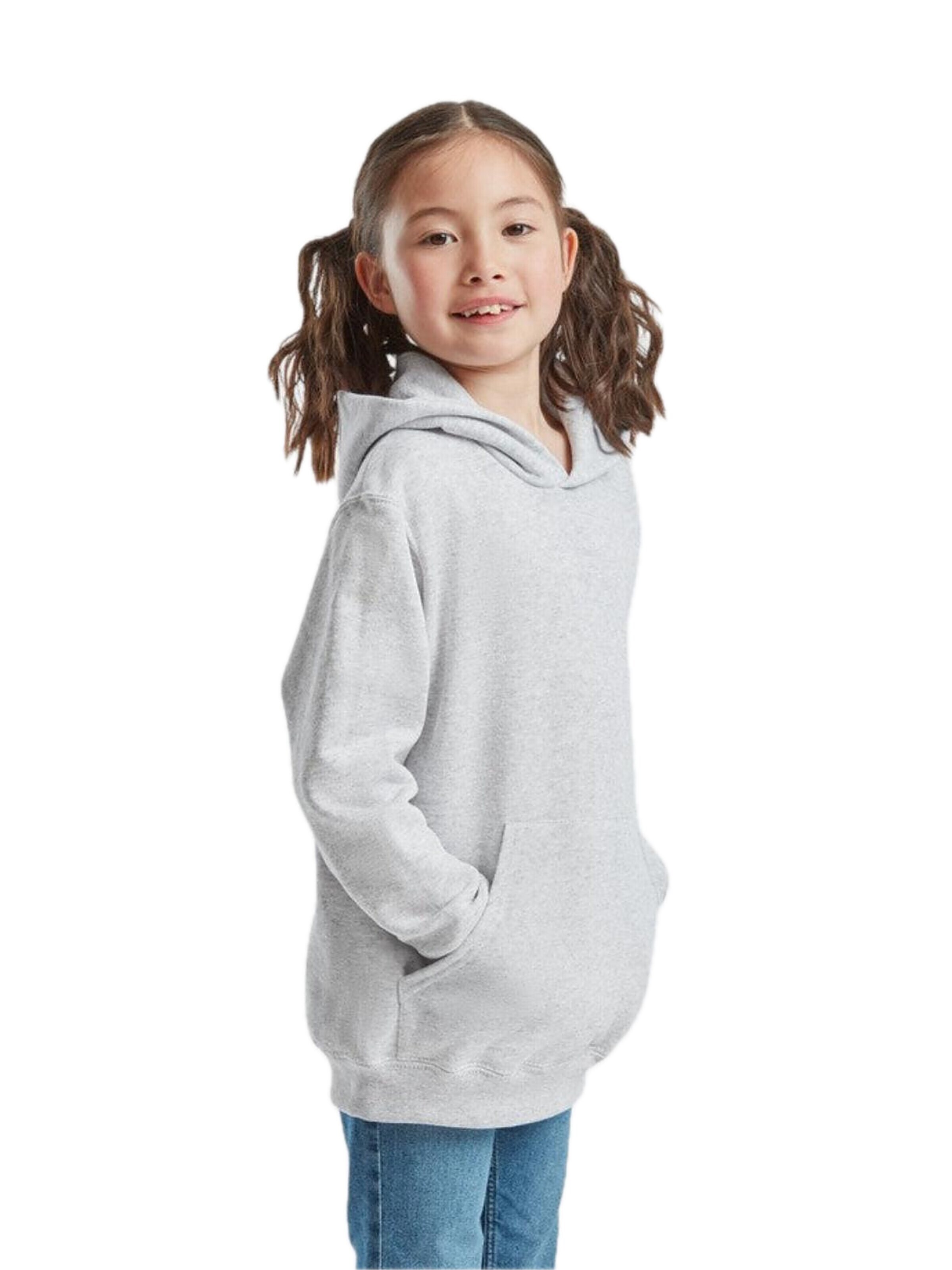 FRUIT OF THE LOOM Sweatshirt 'Hoodie for kids' in Grijs