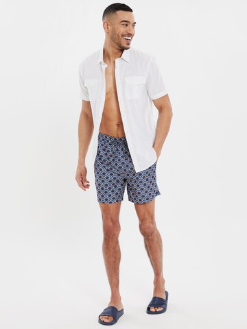 Threadbare Badeshorts 'Kilngate' in Blau