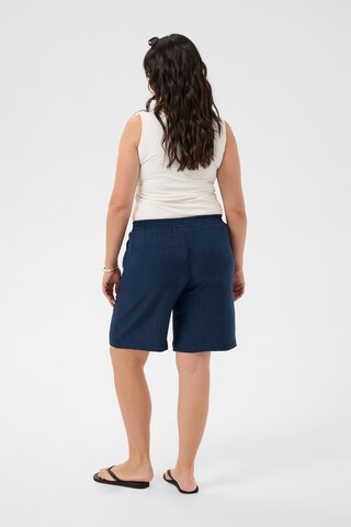 KAFFE CURVE Loose fit Trousers in Blue