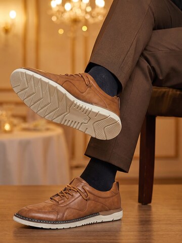 ALLTHEMEN Lace-Up Shoes 'Tritt' in Brown