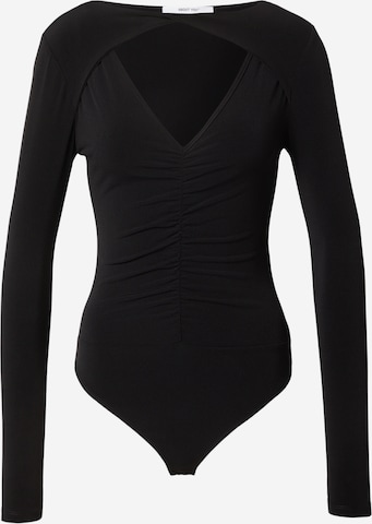 ABOUT YOU Блуза боди 'Lilia' в черно: отпред