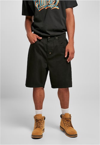 SOUTHPOLE Loose fit Pants in Black: front