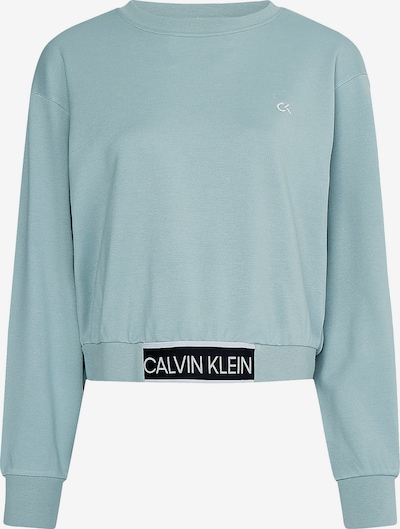 Calvin Klein Performance Sportiska tipa džemperis piparmētru / melns, Preces skats