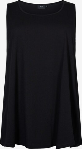 Zizzi Top 'VMY' in Black: front