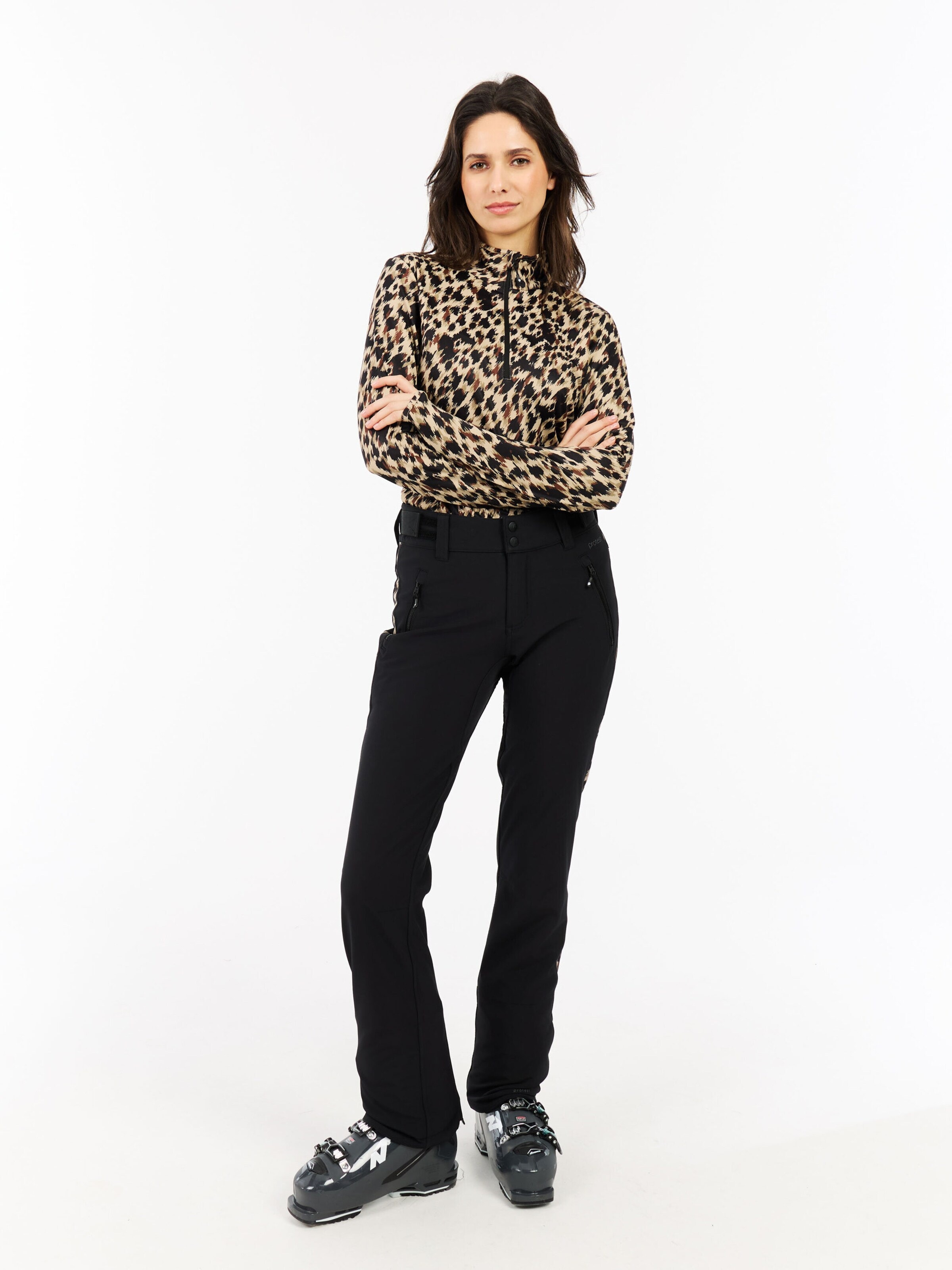 PROTEST Athletic Sweatshirt 'PRTVessy' in Brown