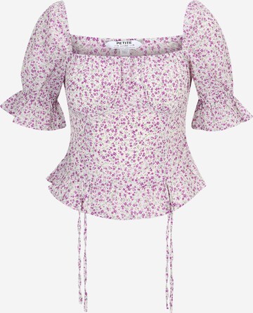 Camicia da donna di Dorothy Perkins Petite in bianco: frontale