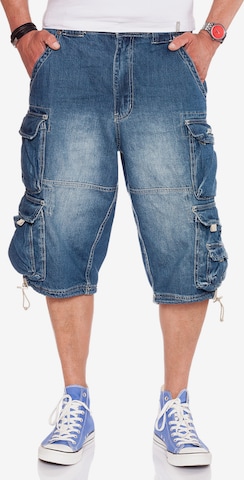 JET LAG Cargojeans in Blau: Vorderseite