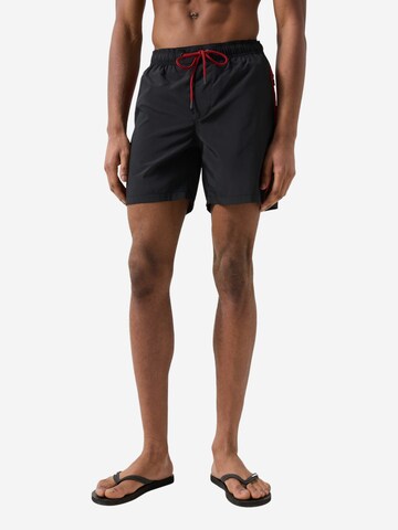 Bogner Fire + Ice Badeshorts 'Sorin' in Schwarz: Vorderseite