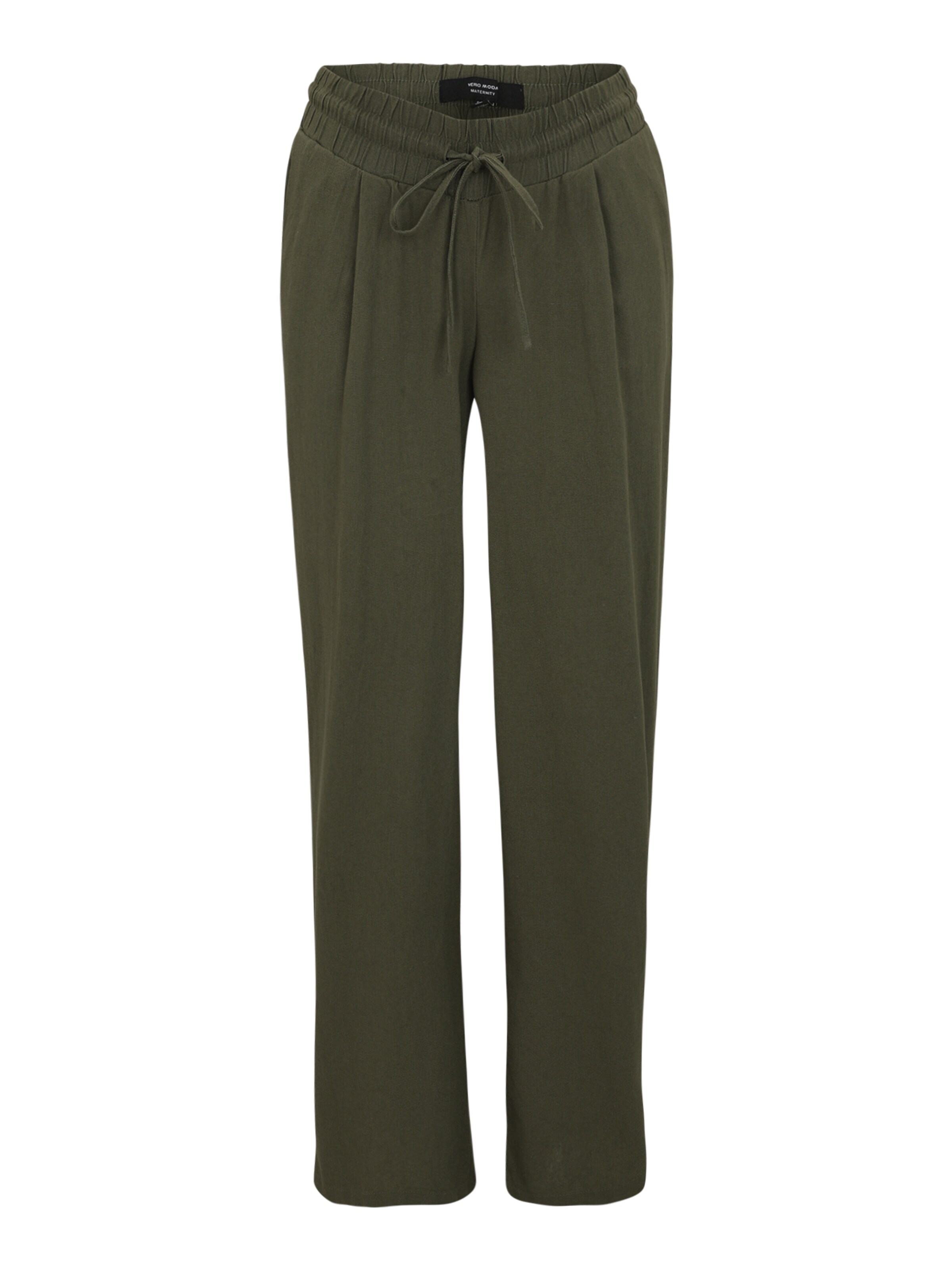 Vero Moda Maternity - Loosefit Pantalón plisado 'VMMJesmilo' en verde: frente