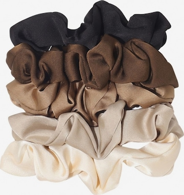 Ornement pour cheveux 'Satin Scrunchie Set' soho Hair accesoires en mélange de couleurs : devant