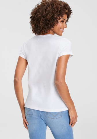 H.I.S Shirt 'EM' in White