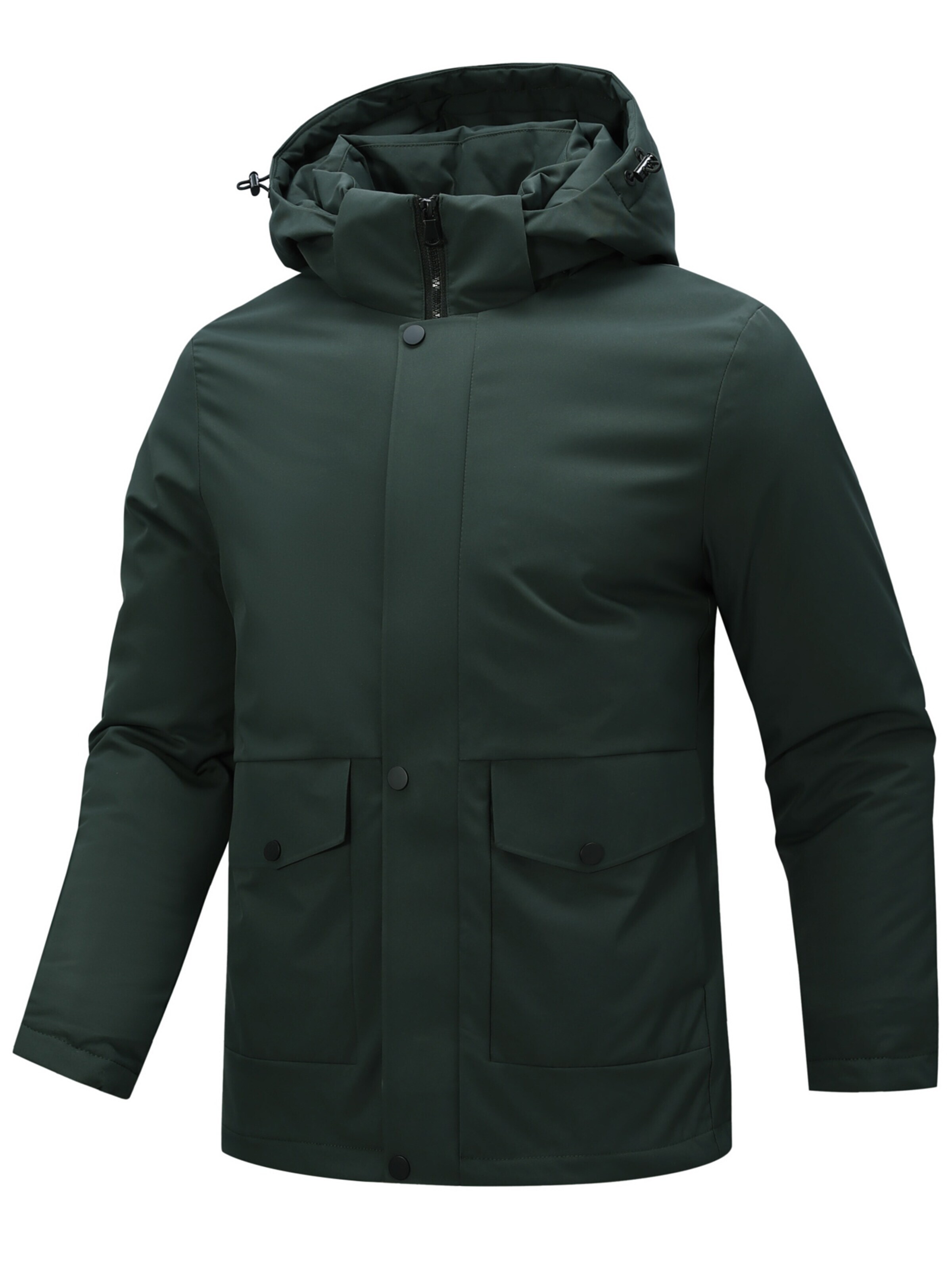 YOUTHUP Winter Jacket 'Kuschel' in Green