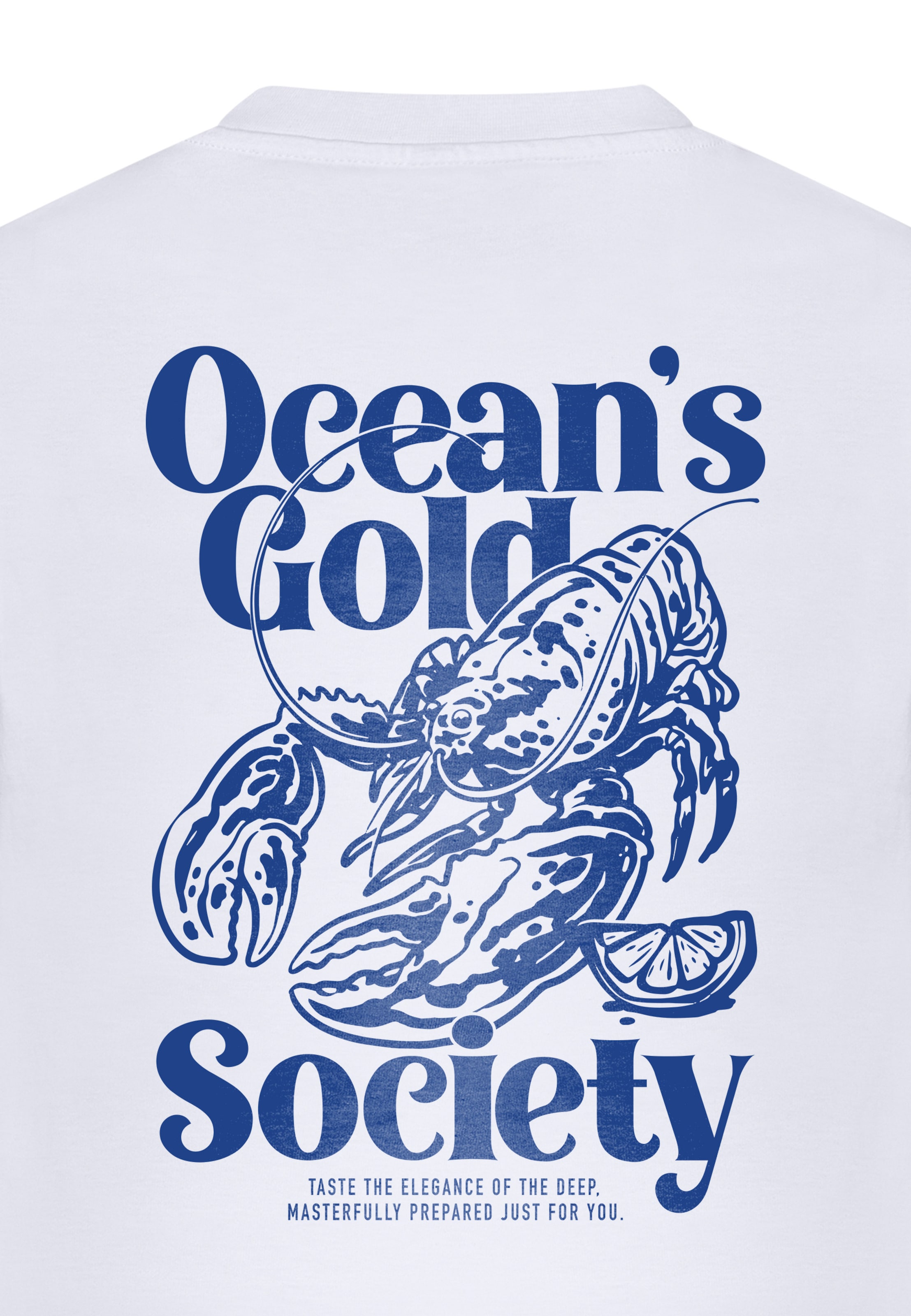 Mister Tee - Camisa 'Oceans Gold' em branco