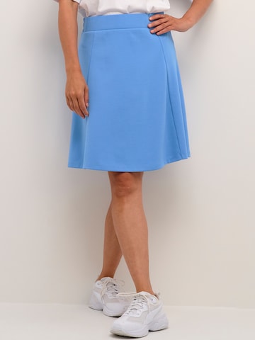 Kaffe Skirt 'Jolen' in Blue: front