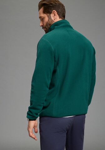 Man's World Fleece Jacket in Green