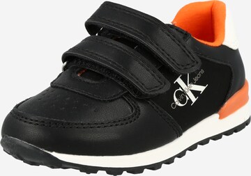 Calvin Klein Jeans Sneakers in Black: front