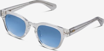 X Frame Therapy Sonnenbrille 'Transluming Sun' in Blau: Vorderseite