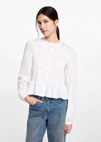 MANGO TEEN Bluse in Weiß: Vorderseite