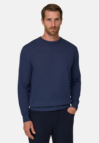 Pull-over Boggi Milano en bleu : devant