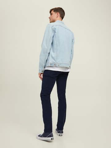 JACK & JONES Slimfit Kalhoty 'GLENN' – modrá