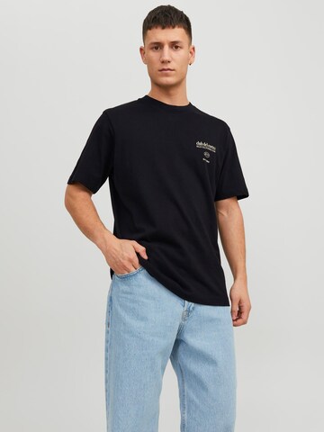 Tricou 'BELMONT' de la JACK & JONES pe negru