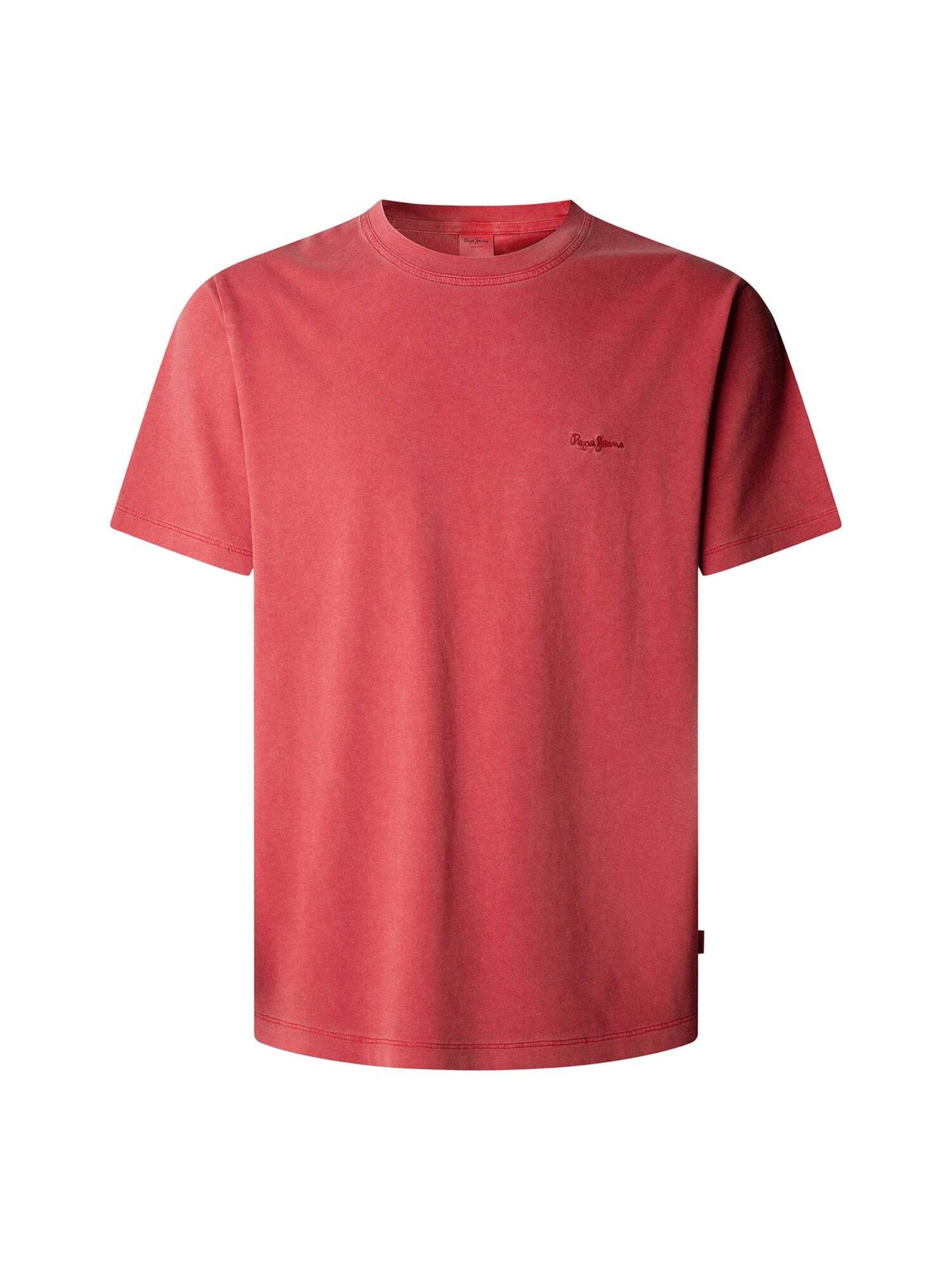Pepe Jeans Shirt ' PORTOBELLO ' in Rot: Vorderseite
