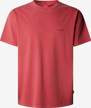 Pepe Jeans Shirt ' PORTOBELLO ' in Rot: Vorderseite