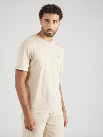 SCOTCH & SODA T-Shirt in Beige: Vorderseite