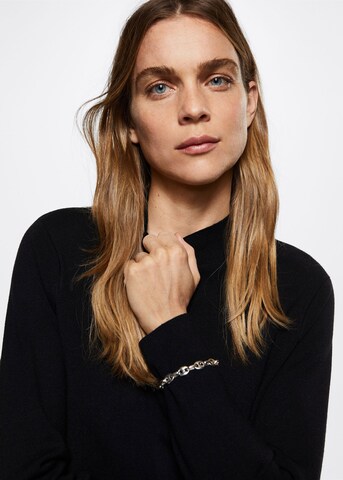 MANGO Sweater 'Chimney' in Black