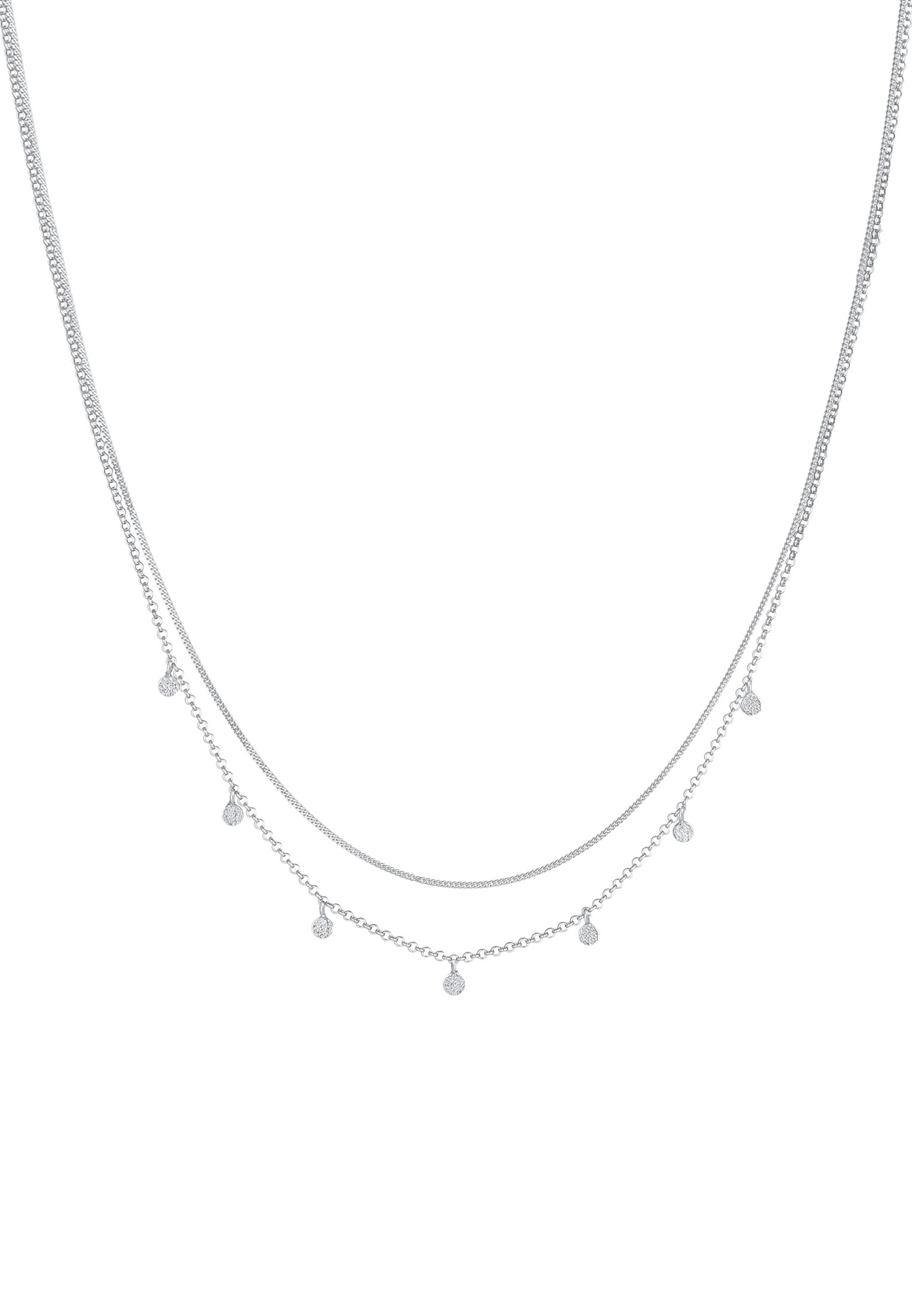 ELLI Цепочка 'Geo' в Серебристый