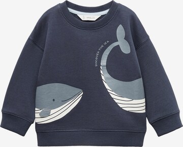 MANGO KIDS Sweatshirt 'BALLENA' in Blue: front