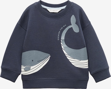 MANGO KIDS Sweatshirt 'BALLENA' i blå: framsida