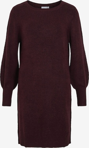 VILA Strikkjole i rød: forside