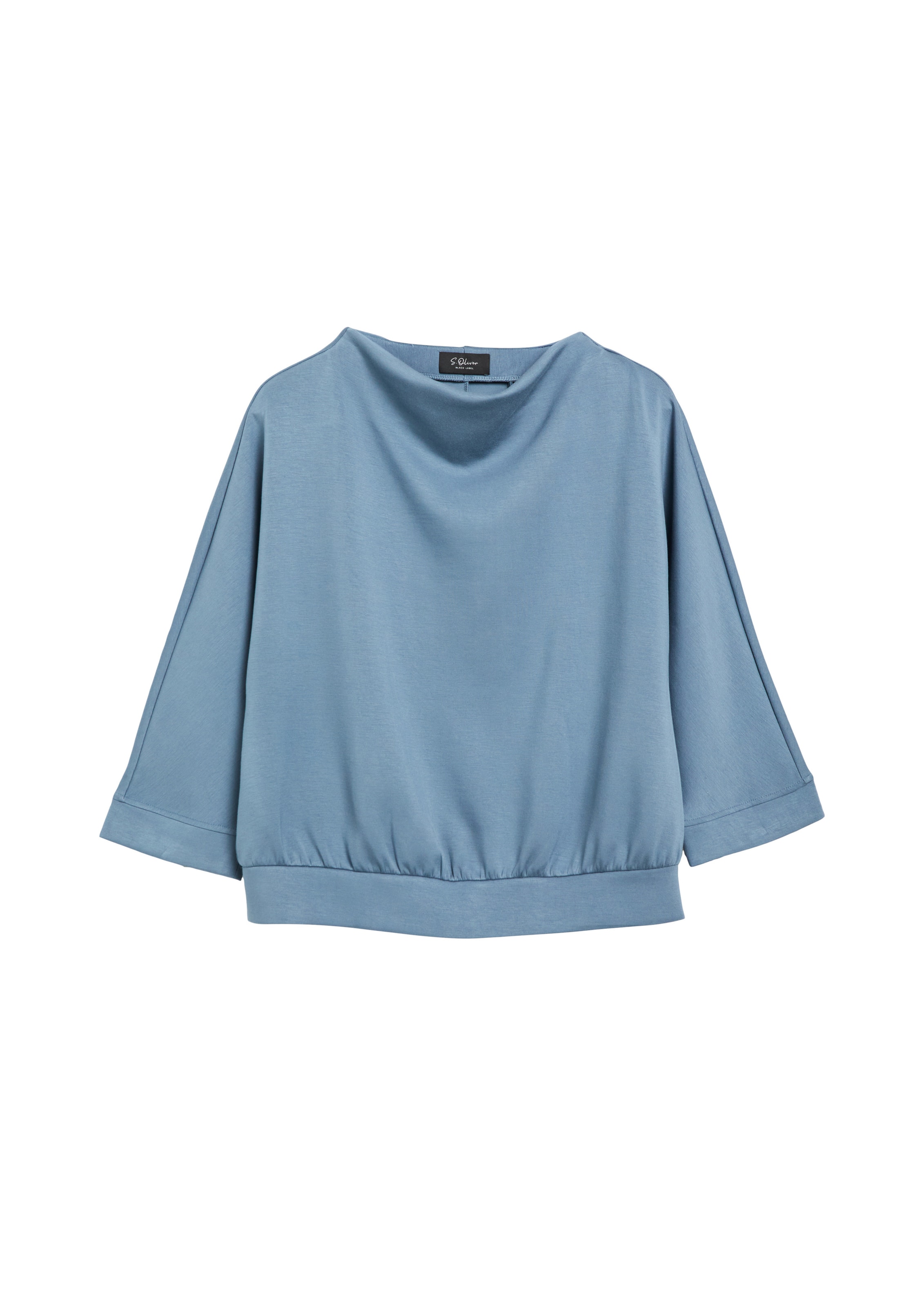 s.Oliver Sweatshirt in Blauw: voorkant