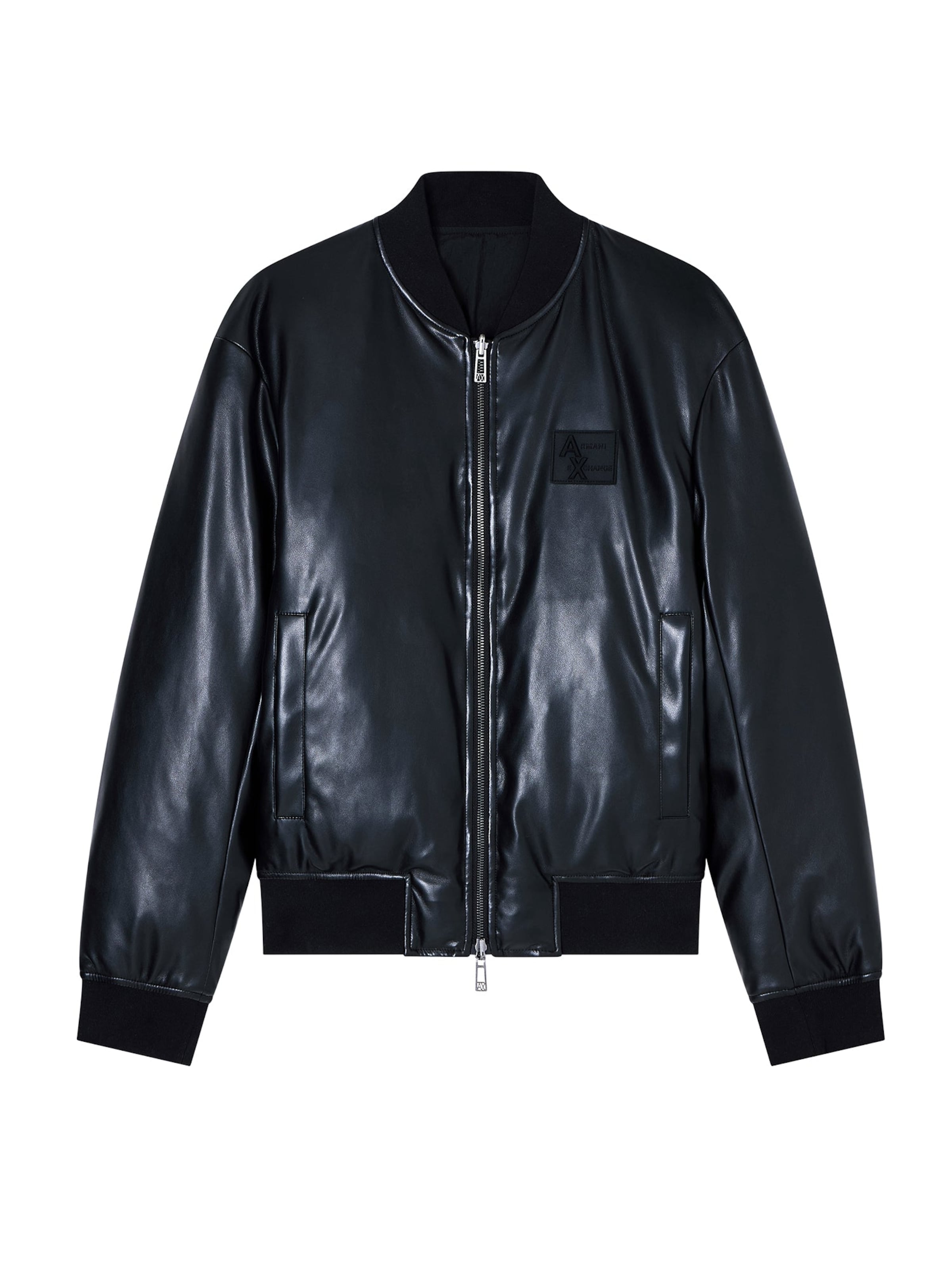 EA7 Emporio Armani Winter jacket 'AX ARMANI EXCHANGE - XM001104UC001' in Black: front