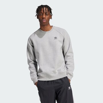 ADIDAS ORIGINALS Mikina 'Trefoil Essentials' – šedá: přední strana
