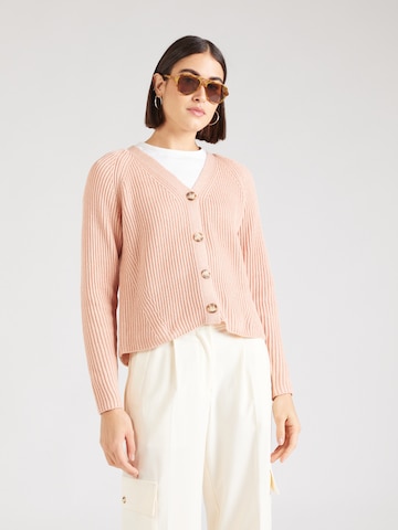 PIECES Knit cardigan 'Silla' in Pink: front