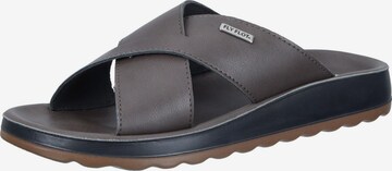 FLY FLOT Mules 'Pantoletten' in Brown: front