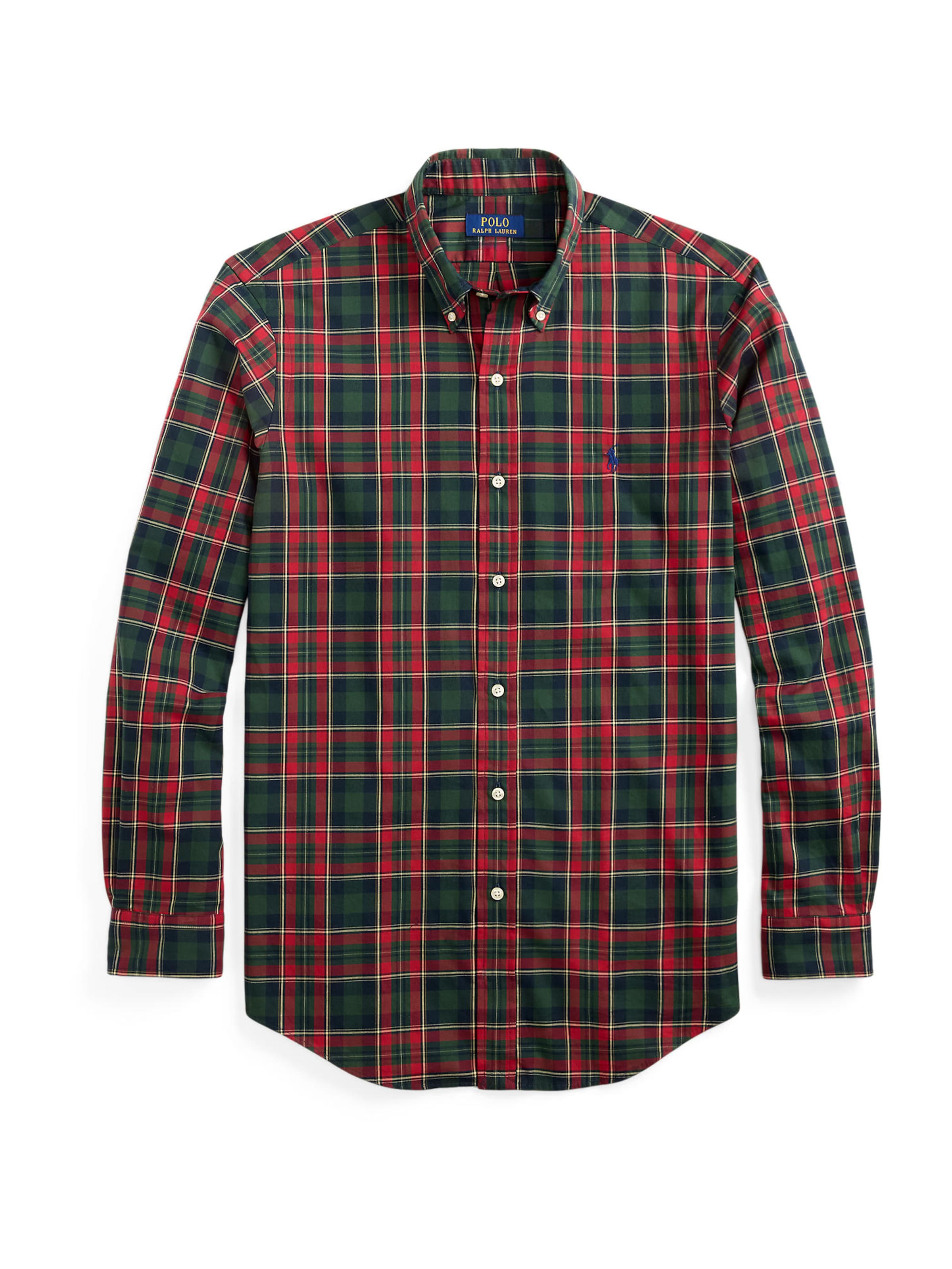 Coupe regular Chemise Polo Ralph Lauren en rouge : devant