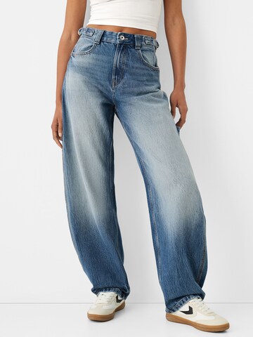 Wide leg Jeans di Bershka in blu