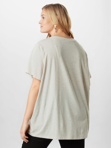 T-shirt 'Hilla' KAFFE CURVE en gris