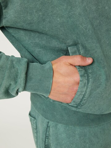 DAN FOX APPAREL Sweatshirt 'Aaron' in Groen